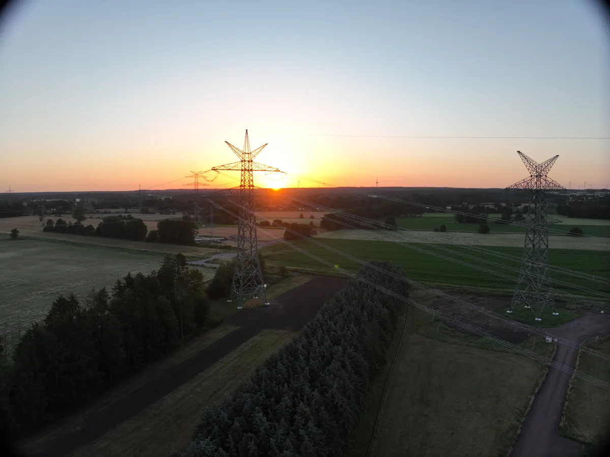 Infrastruktura elektroenergetyczna podczas dokumentacji z wykorzystaniem BSP